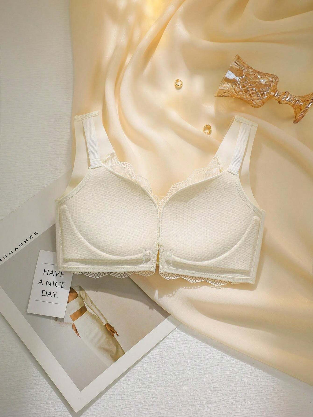 🏆LAST DAY SALE 49% OFF - Front Closure 5D Shaping Wireless Support Bra